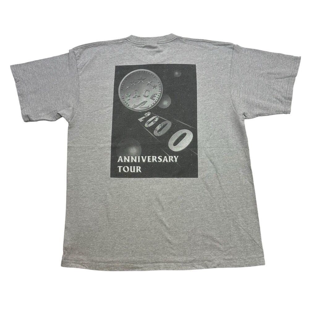 Vintage Sea Ray Boats Shirt Mens XL Gray 2000 PACE Anniversary Tour Short Sleeve